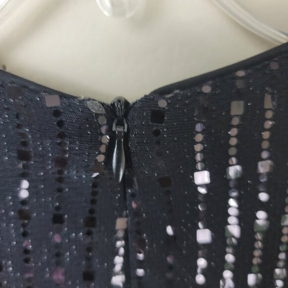 Donna Ricco Sequin Sleeveless Wide Leg Shimmer Jumpsuit - Picture 8 of 16